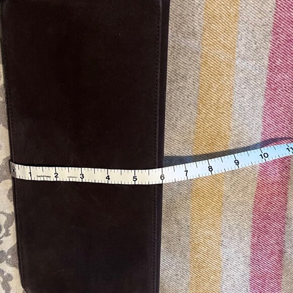 Pendleton Tote Bag * Leather & Wool * Multi-colored Stripes - Picture 6 of 12